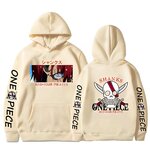 sweatshirt one piece red hair pirates beige