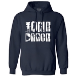 sweatshirt hoodie one piece shadows bleu marine