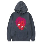 sweatshirt one piece skull dark grey