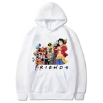 sweatshirt one piece mugiwara friend bunch white