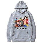 sweatshirt one piece mugiwara friend bunch grey