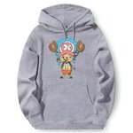 sweatshirt one piece tony chopper point grey