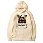 sweatshirt one piece god usopp wanted beige