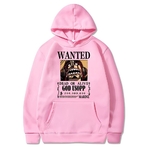 sweatshirt one piece god usopp wanted pink