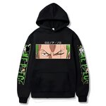 sweatshirt one piece zoro eyes black
