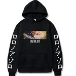 sweatshirt one piece zoro guard black