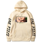 sweatshirt one piece roronoa zoro vision beige