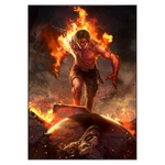 tableau toile one piece portgas ace barbe noire 3