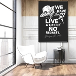 tableau toile one piece portgas ace no regrets 2