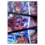tableau toile one piece aliance luffy law kid 3