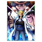 tableau toile one piece commandants revolutionnaire sabo 3