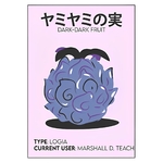 tableau toile one piece dark dark fruit 3