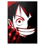 tableau toile one piece dyeing monkey luffy 3