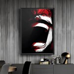 tableau toile one piece dyeing gold roger 2