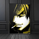 tableau toile one piece dyeing vinsmoke sanji 1