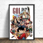 tableau toile one piece flashback oden kozuki 1