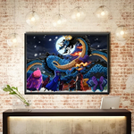 tableau toile one piece kaido fourreaux rouges 2