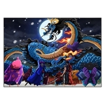tableau toile one piece kaido fourreaux rouges 3