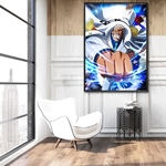 tableau toile one piece monkey garp punch 2
