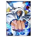 tableau toile one piece monkey garp punch 3