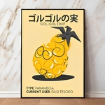 tableau toile one piece gol gol fruit 1