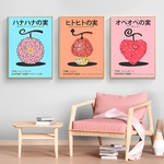 tableau toile one piece human human fruit 2