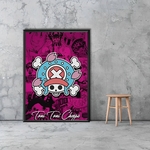 tableau toile one piece jolly roger tony chopper 2