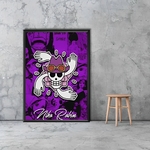 tableau toile one piece jolly roger nico robin 2