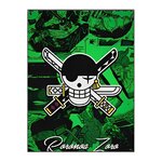 tableau toile one piece jolly roger roronoa zoro 3