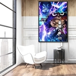 tableau toile one piece kaido divine thunder 2