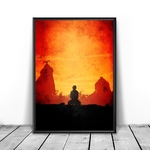tableau toile one piece landscape portgas ace 2