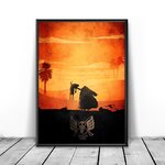 tableau toile one piece landscape monkey luffy crocodile 2