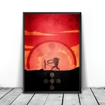 tableau toile one piece landscape monkey luffy rob lucci 2