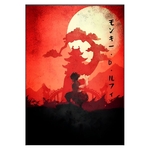tableau toile one piece landscape monkey luffy wano kuni 3