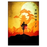 tableau toile one piece landscape vinsmoke sanji wano kuni 3