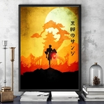 tableau toile one piece landscape vinsmoke sanji wano kuni 1
