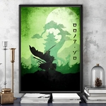 tableau toile one piece landscape roronoa zoro wano kuni 3