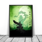 tableau toile one piece landscape roronoa zoro wano kuni 2