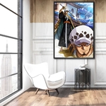 tableau toile one piece trafalgar law wano 2