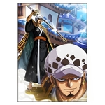 tableau toile one piece trafalgar law wano 3