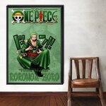 tableau toile one piece line roronoa zoro 2