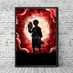 tableau toile one piece monkey luffy before cloud 1
