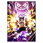 tableau toile one piece monkey luffy black mamba 3