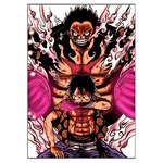 tableau toile one piece monkey luffy boundman 3