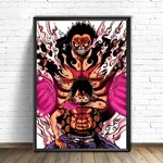 tableau toile one piece monkey luffy boundman 1