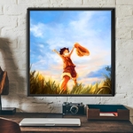 tableau toile one piece monkey luffy enfant 2