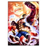 tableau toile one piece luffy gear boundman 3