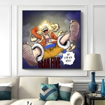tableau one piece monkey luffy gear 5 rire 2