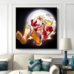 tableau one piece monkey luffy nika 2