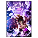 tableau toile one piece luffy gear fourth boundman 3
